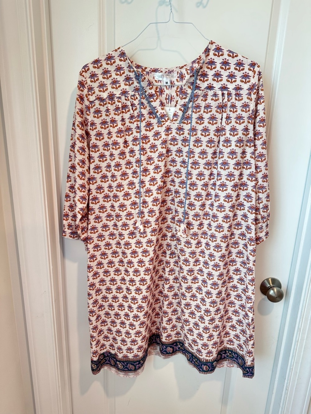 NWT Grace Holiday Kaftan Dress with Floral Print